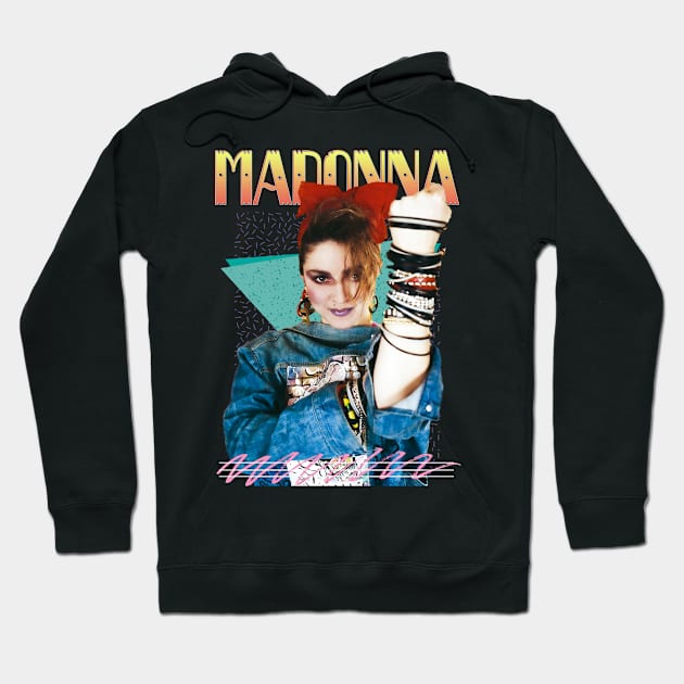 Madonna Strong Style 90s  Retro Aesthetic Hoodie by Piomio